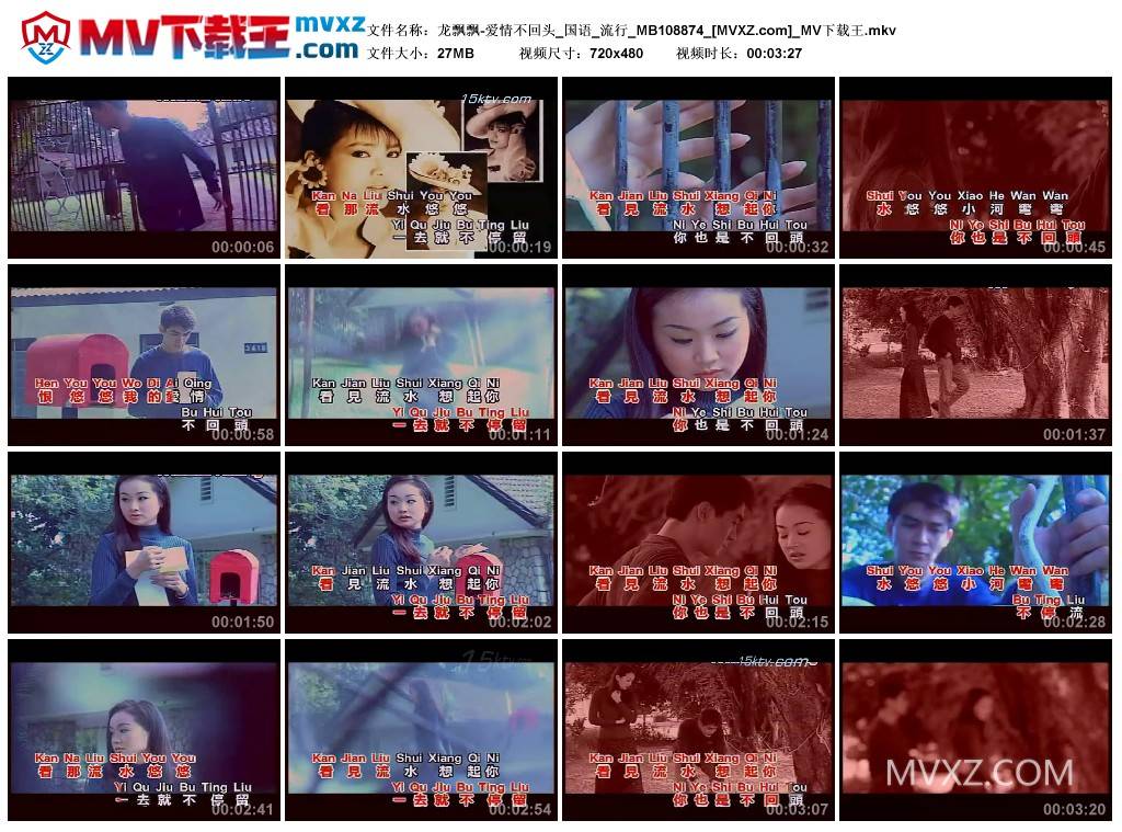 龙飘飘-爱情不回头_国语_流行_MB108874